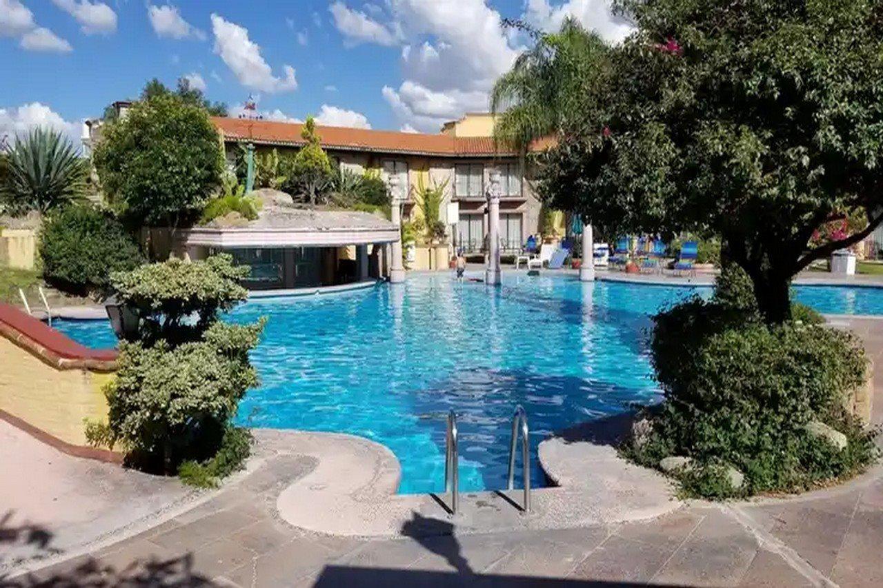 Gran Hotel Hacienda De La Noria Aguascalientes Eksteriør bilde The pool at the hotel