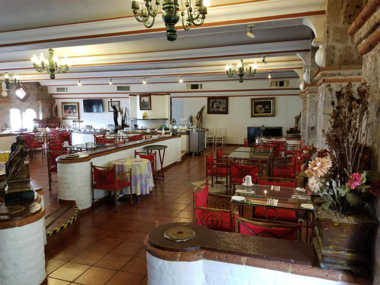 Gran Hotel Hacienda De La Noria Aguascalientes Eksteriør bilde Restaurant in the hotel